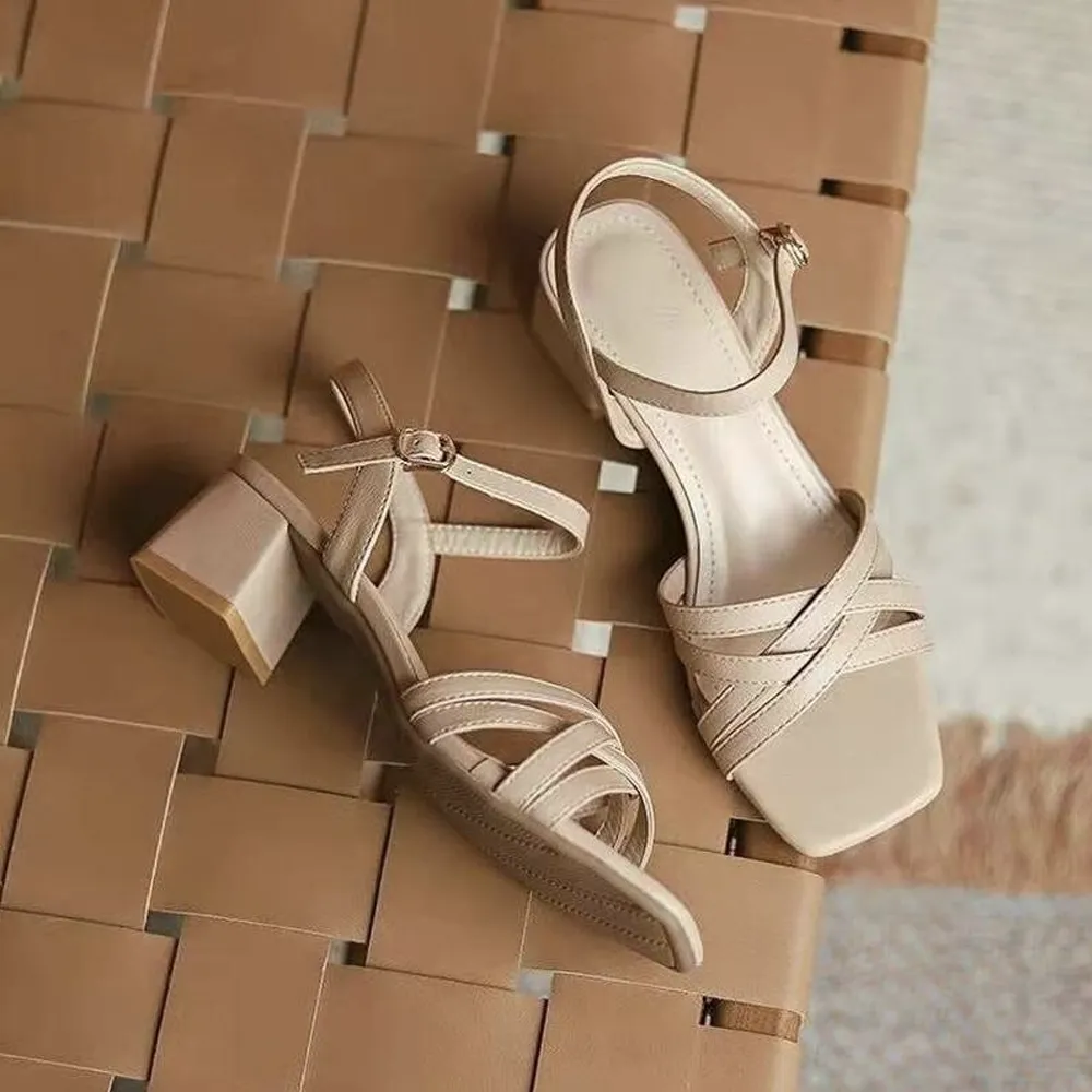 Women's Elegant Block Heel Sandals