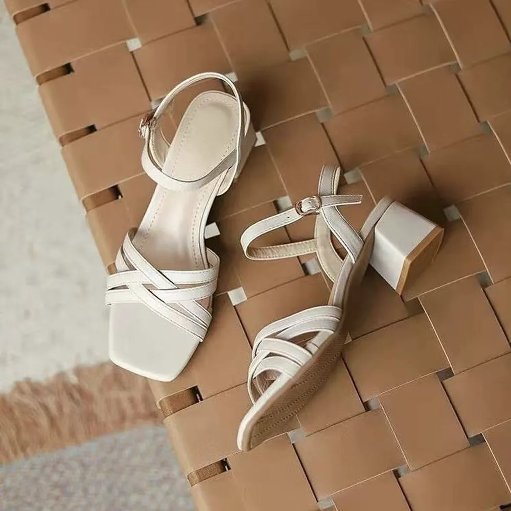 Women's Elegant Block Heel Sandals