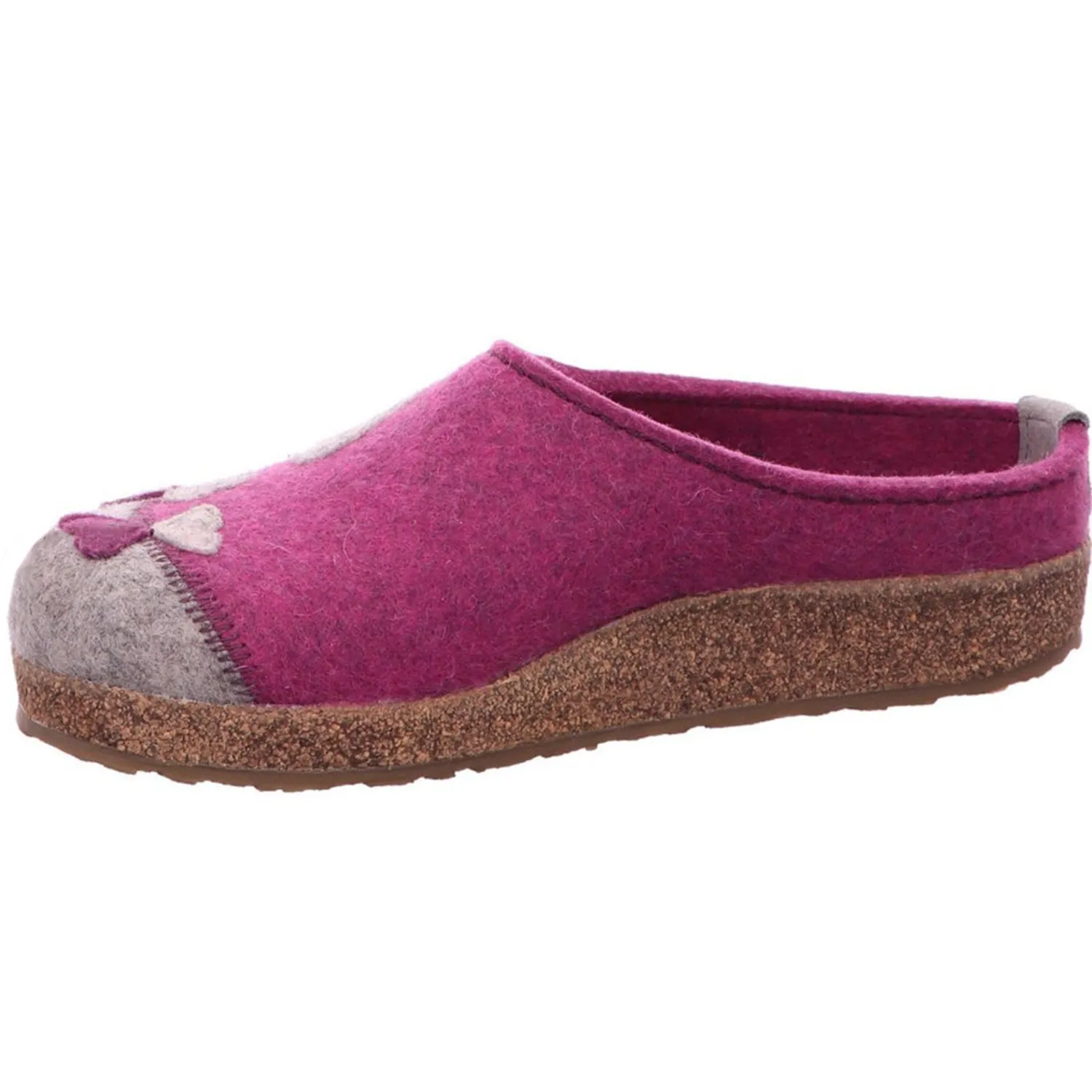 Women's Haflinger Mariposa Silver Grey Mulberry