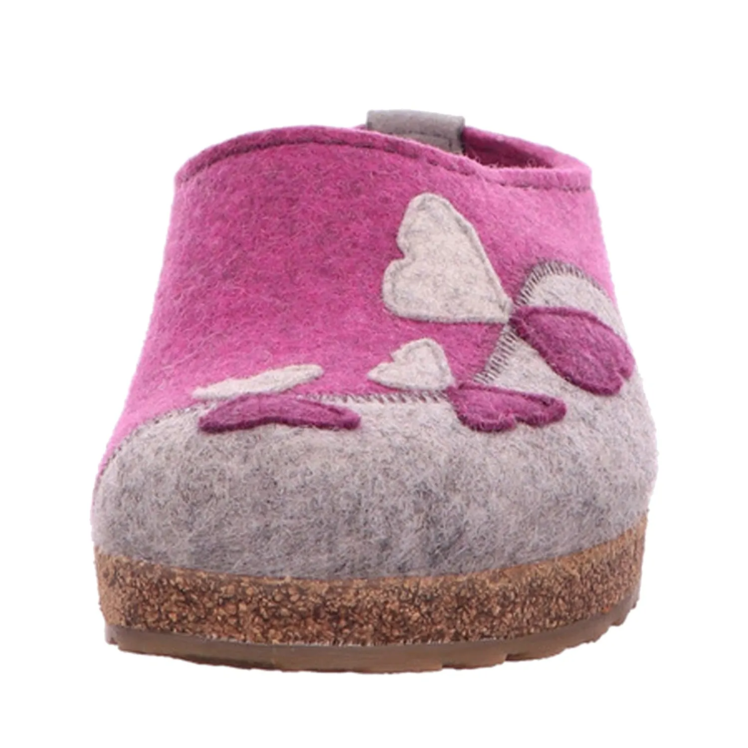 Women's Haflinger Mariposa Silver Grey Mulberry