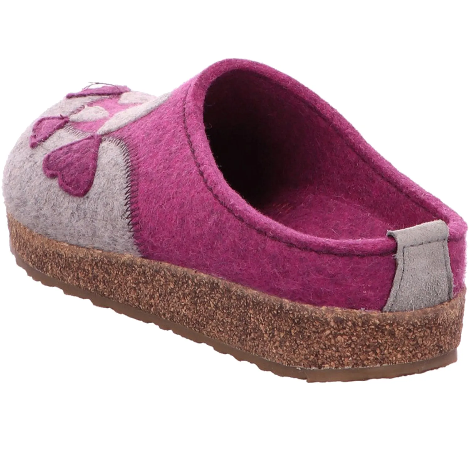 Women's Haflinger Mariposa Silver Grey Mulberry