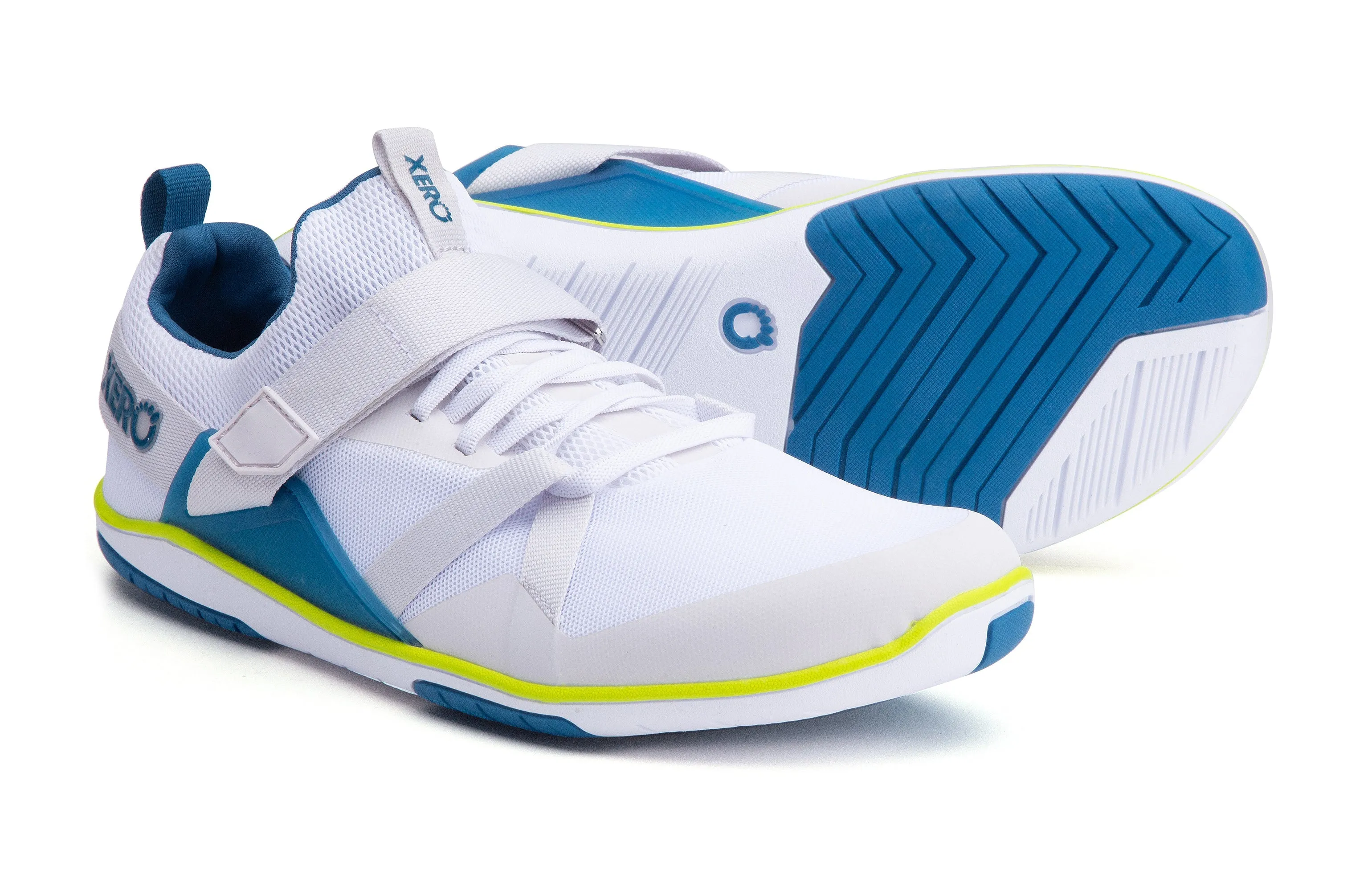 Xero Shoes Forza Trainer Mens – Træningssko – White / Blue Sapphire